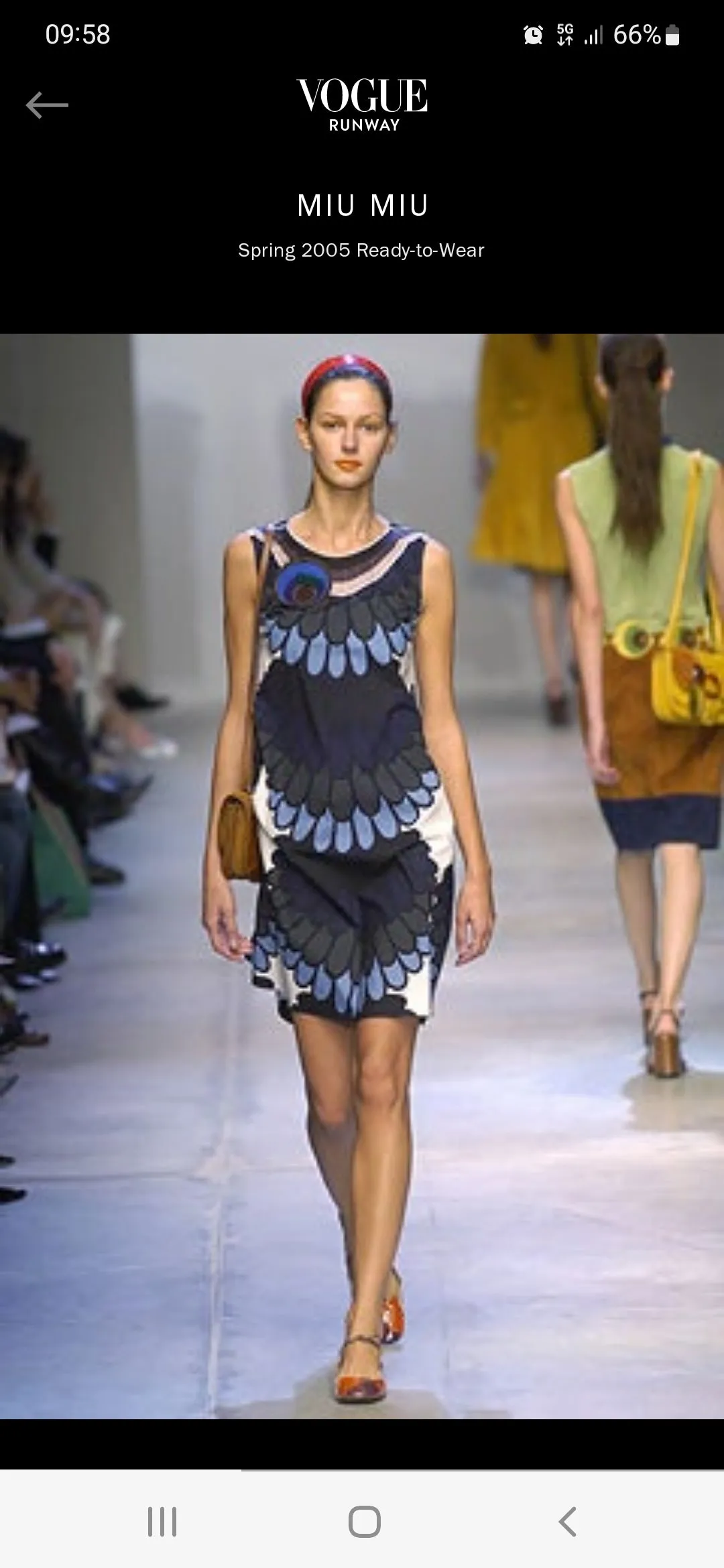Abito Miu Miu SS 2005