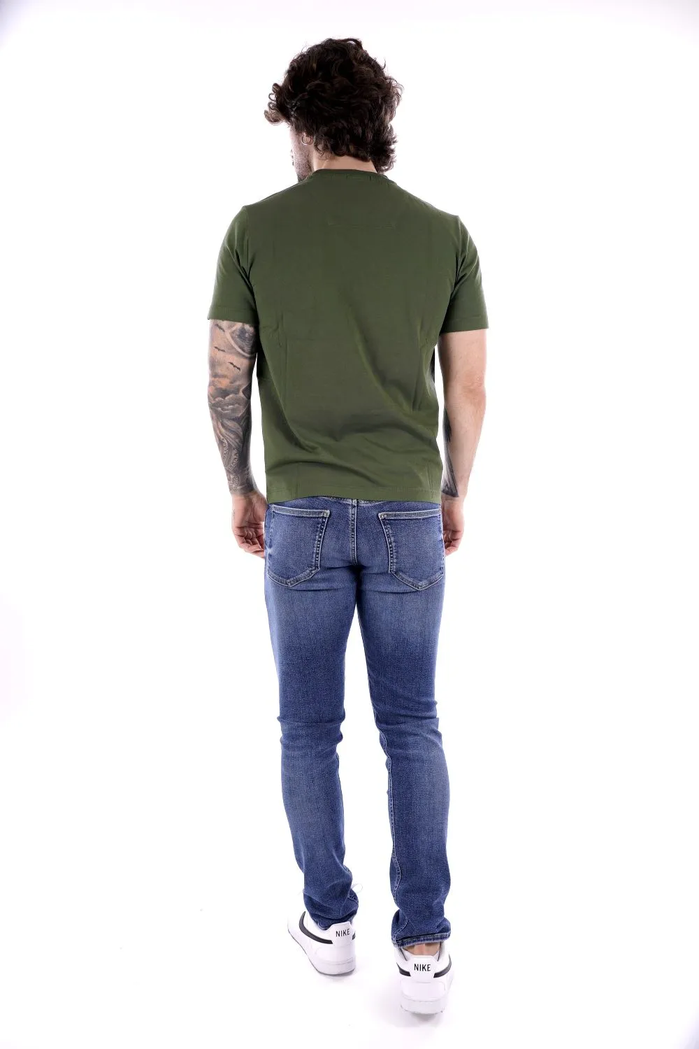 Aeronautica Militare T-shirt Verde Da Uomo