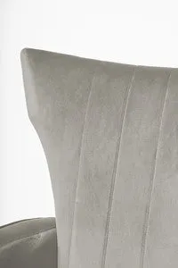 Alessandra chair -  Velvet Lt. Grey