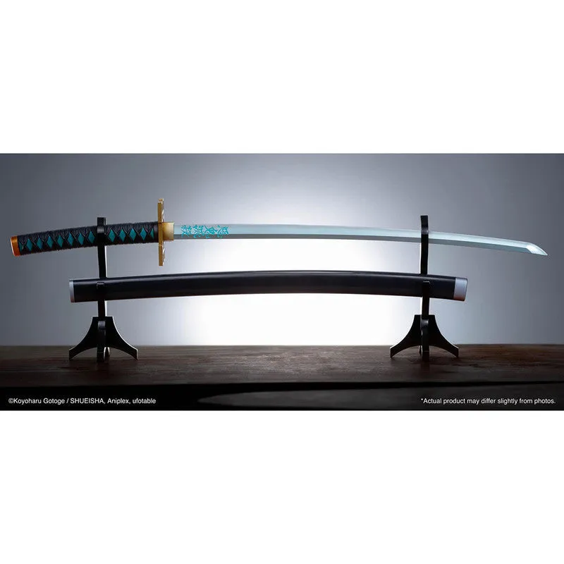 Bandai Prop Replica Tamashii Nations Nichirin Sword Muichiro Tokito Escala 1:1 Demon Slayer: Kimetsu No Yaiba