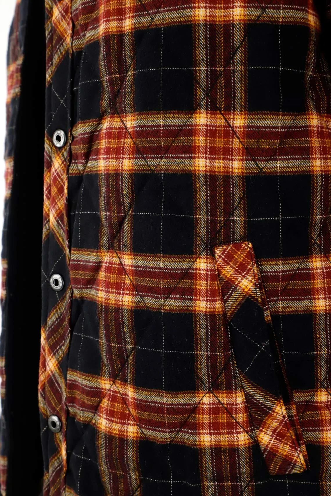Chaqueta doble faz negra para hombre