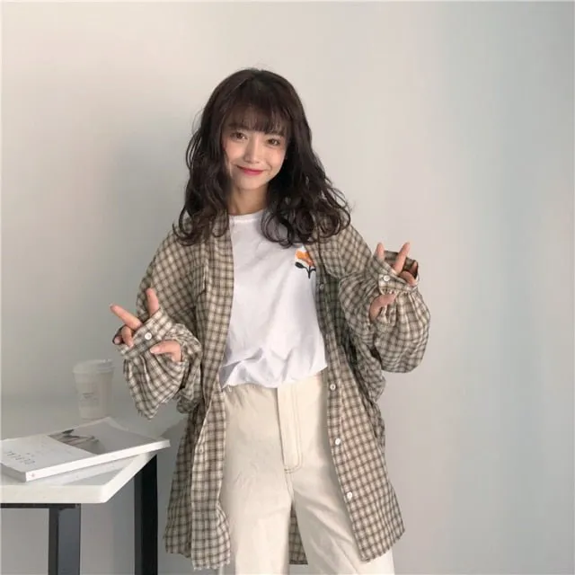 Chemise femme oversize