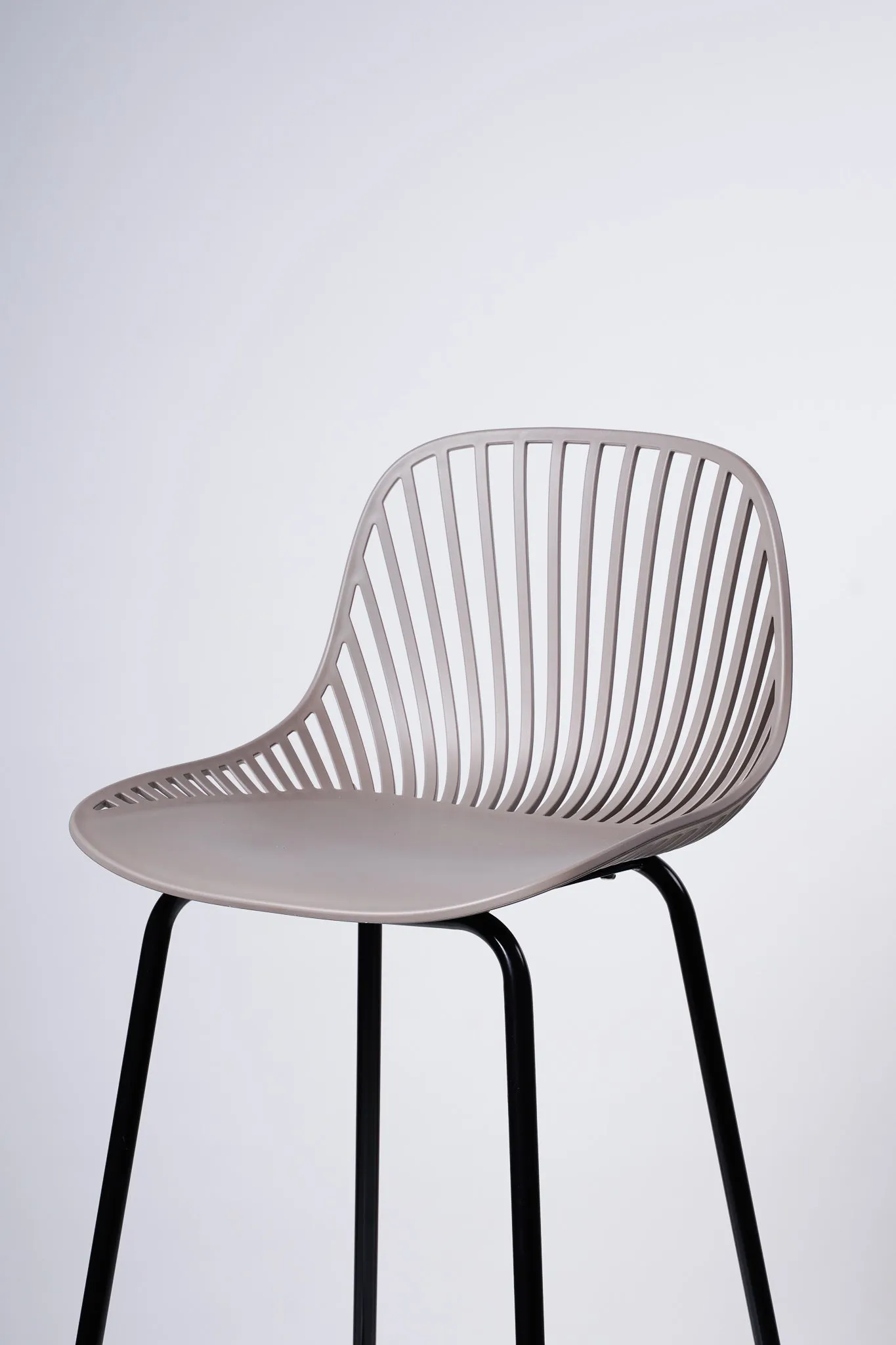 Chic Bar Stool Chair- Taupe