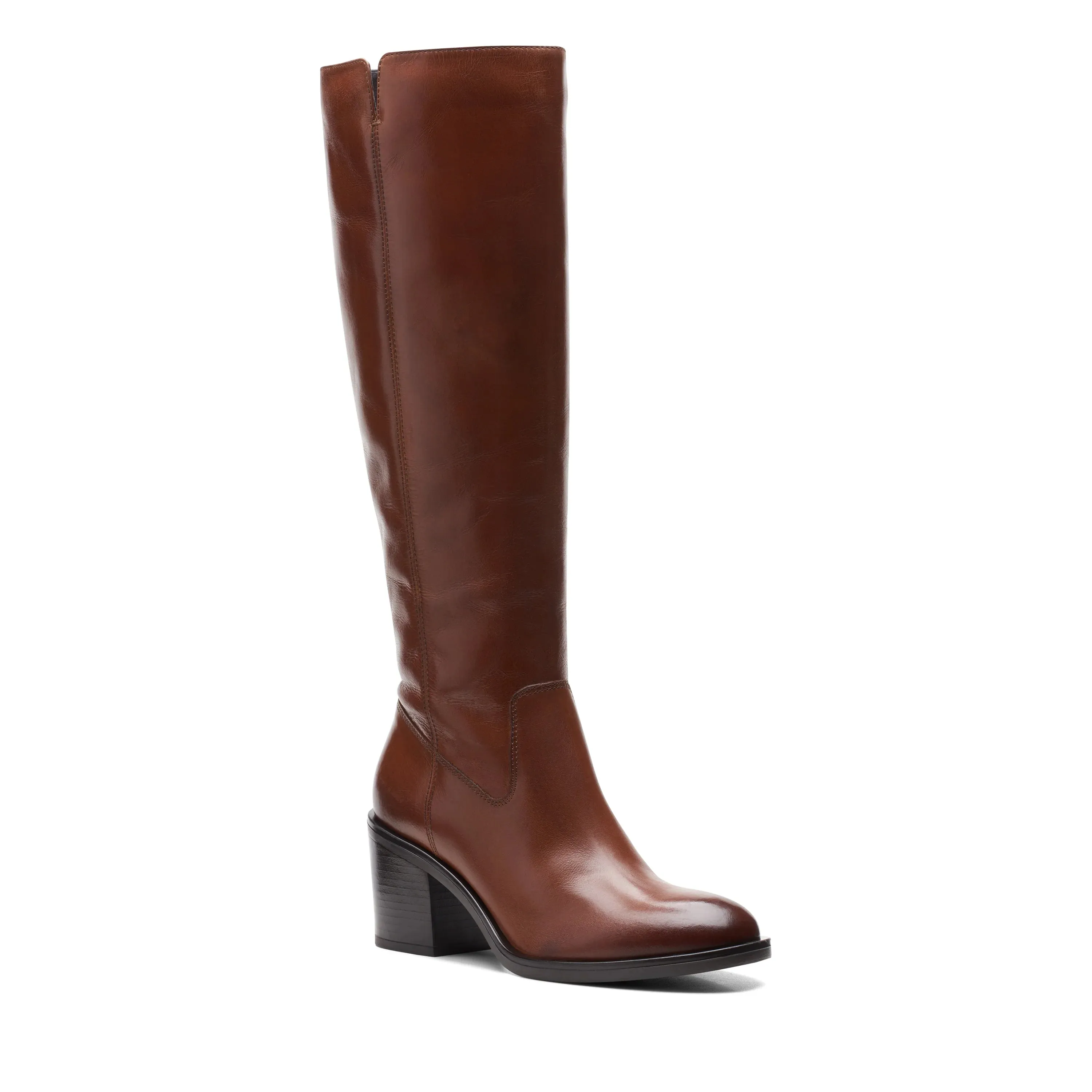 CLARKS | BOTAS MUJER | VALVESTINO HI DARK TAN LEATHER | MARRÓN