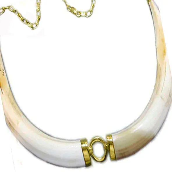collar doble facochero en oro de ley