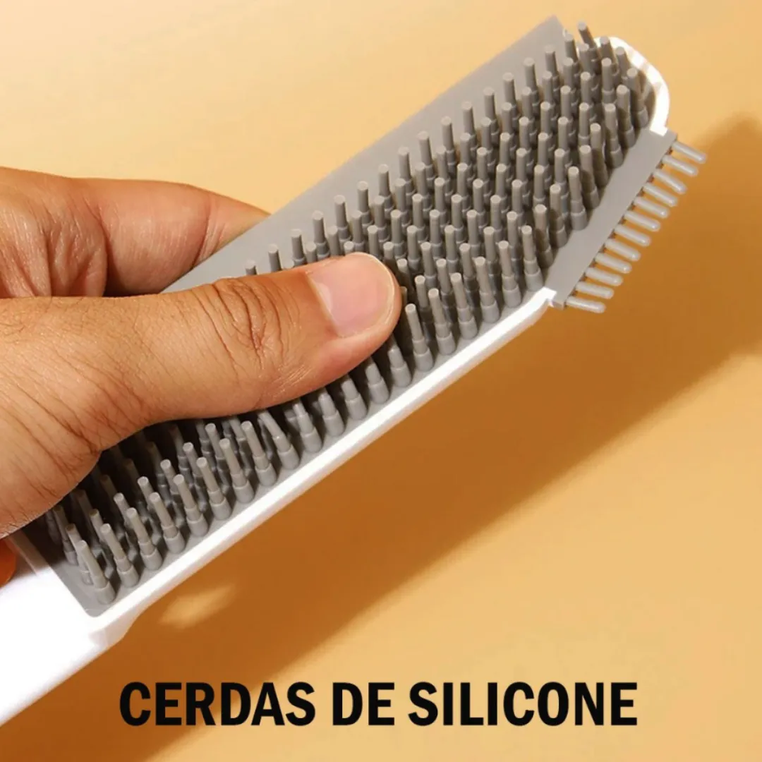 Escova Rodo De Silicone Multiuso Cabo Plástico