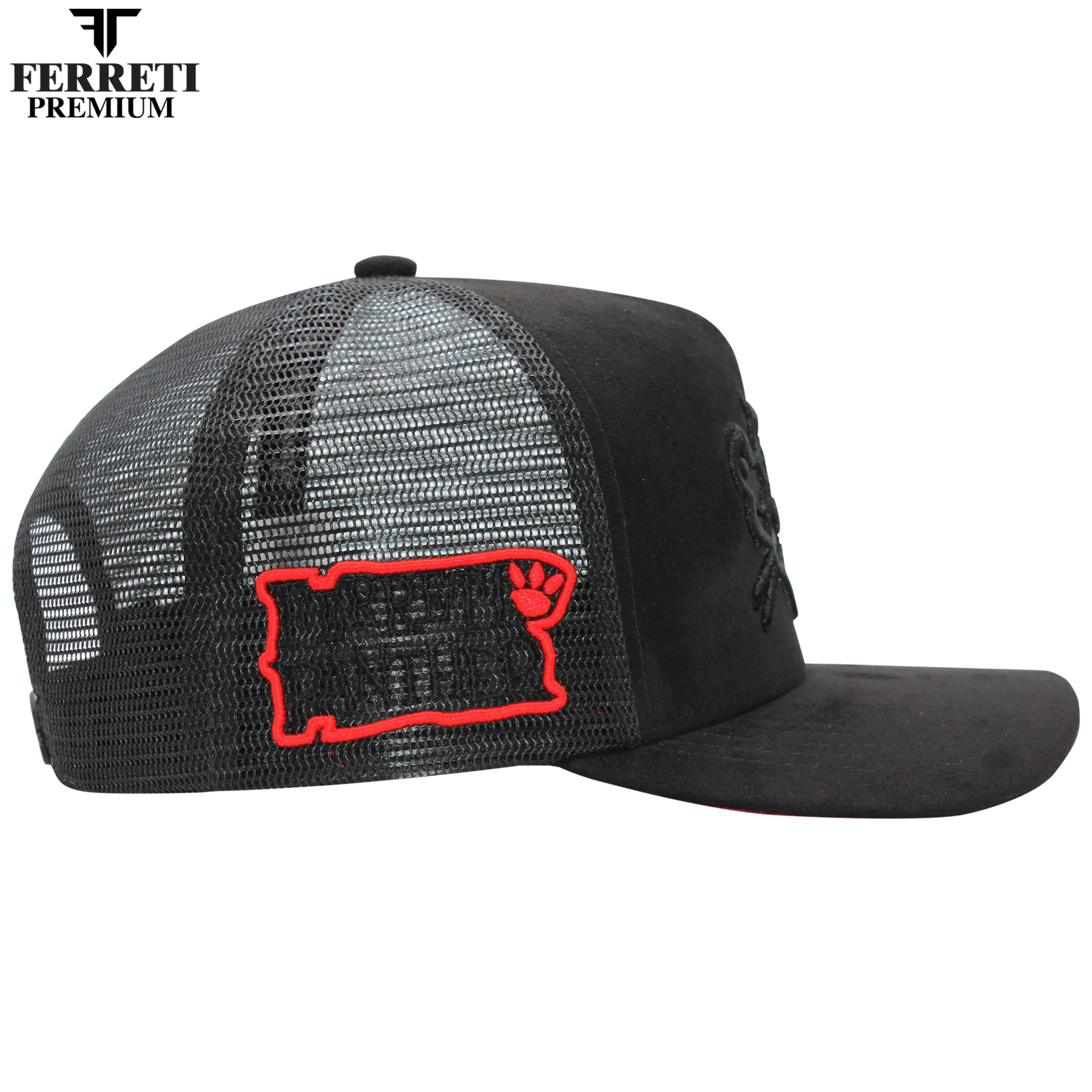 FERRETI PREMIUM Culiacan La Pantera Bordada Suede con Maya