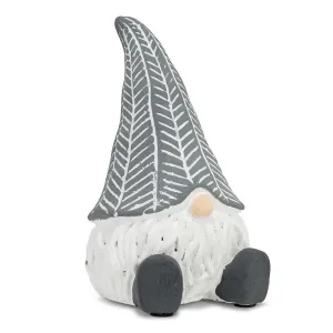Gnome assis 5 po gris