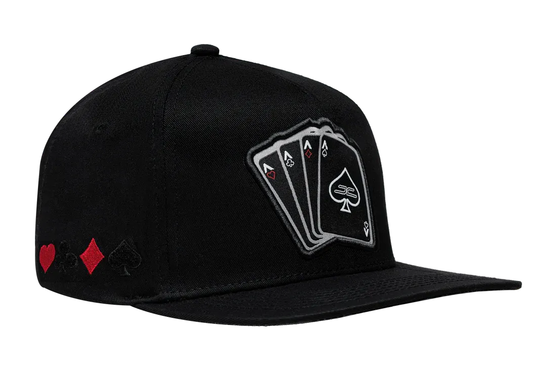 Gorra JC HATS Poker Camo Black