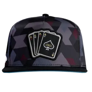 Gorra JC HATS Poker Camo Blue/Red