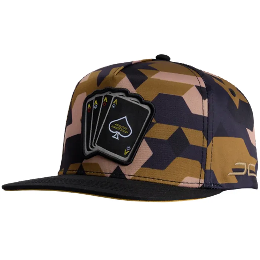 Gorra JC HATS Poker Camo Brown