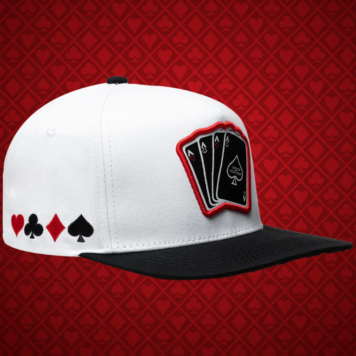 Gorra JC HATS Poker White