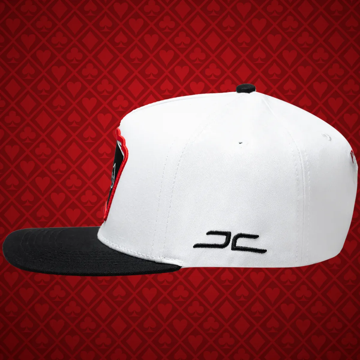 Gorra JC HATS Poker White