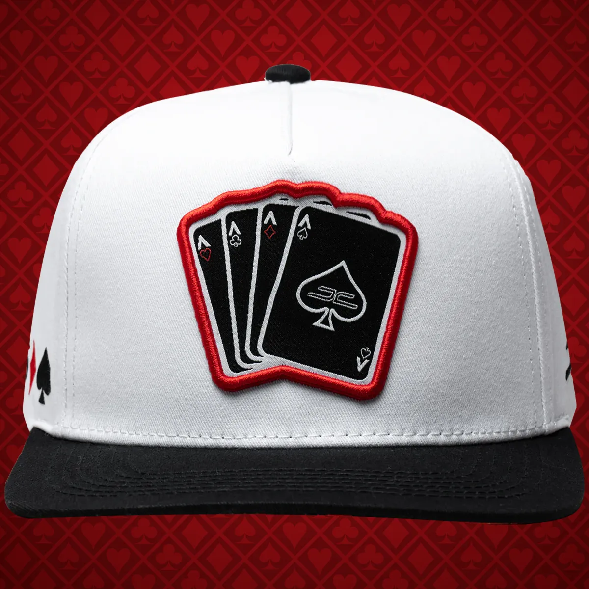 Gorra JC HATS Poker White
