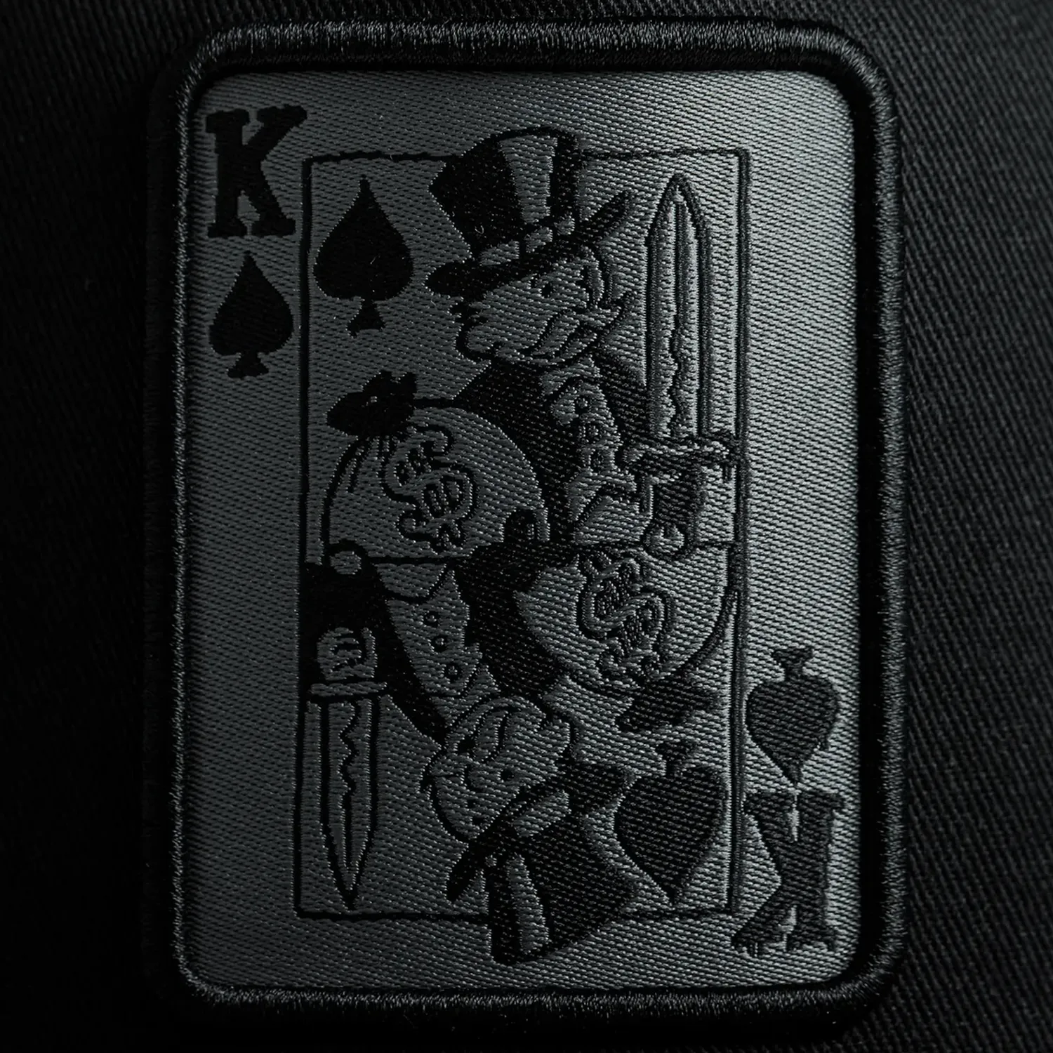 JC HATS Kings Card Black