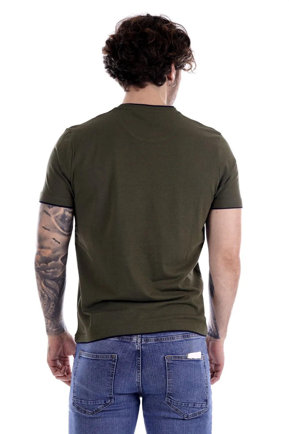 Mark Up T-shirt Verde Da Uomo