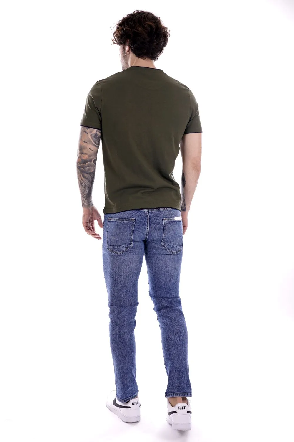 Mark Up T-shirt Verde Da Uomo