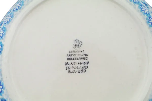 Medium Round Baker with Handles - Azul Field