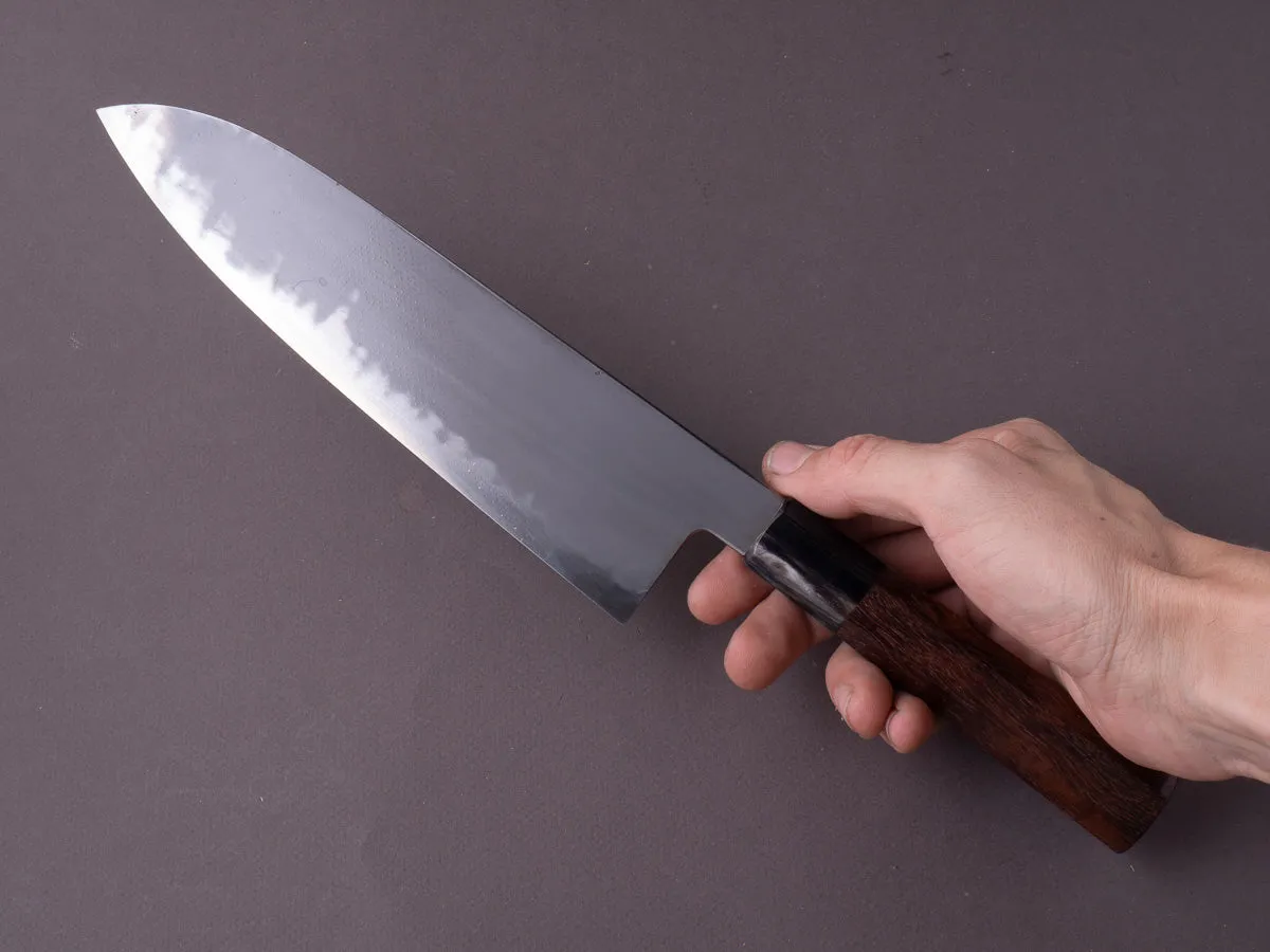 Merion Forge - Wrought Iron - 1.2562 W - Full Kasumi - 210mm Gyuto - Coracao de Negro Wa Handle