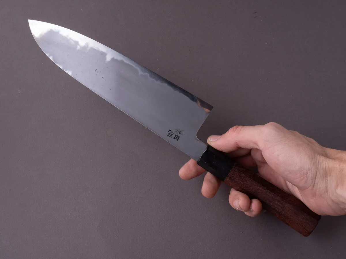 Merion Forge - Wrought Iron - 1.2562 W - Full Kasumi - 210mm Gyuto - Coracao de Negro Wa Handle