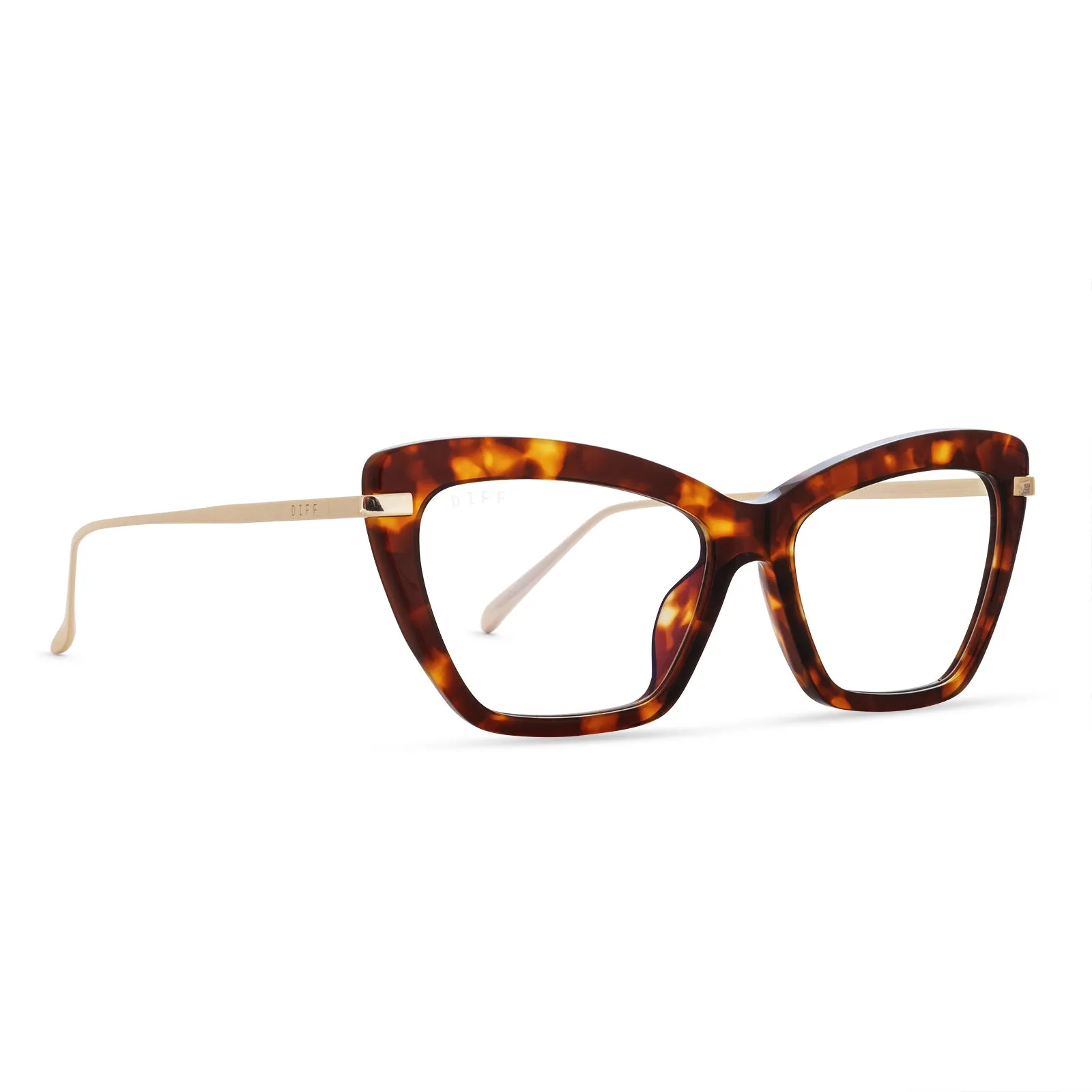 MILA - AMBER TORTOISE   BLUE LIGHT TECHNOLOGY GLASSES
