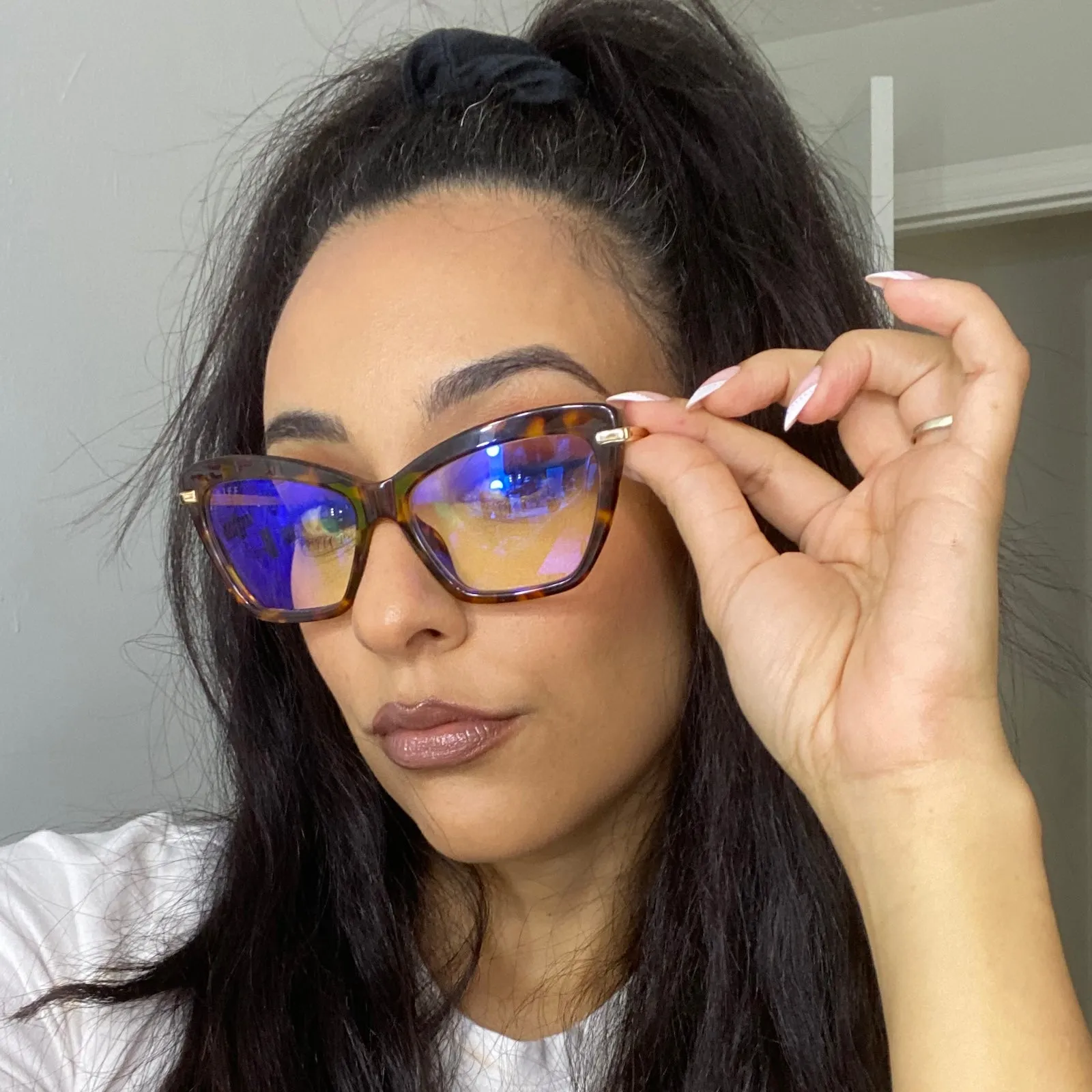 MILA - AMBER TORTOISE   BLUE LIGHT TECHNOLOGY GLASSES