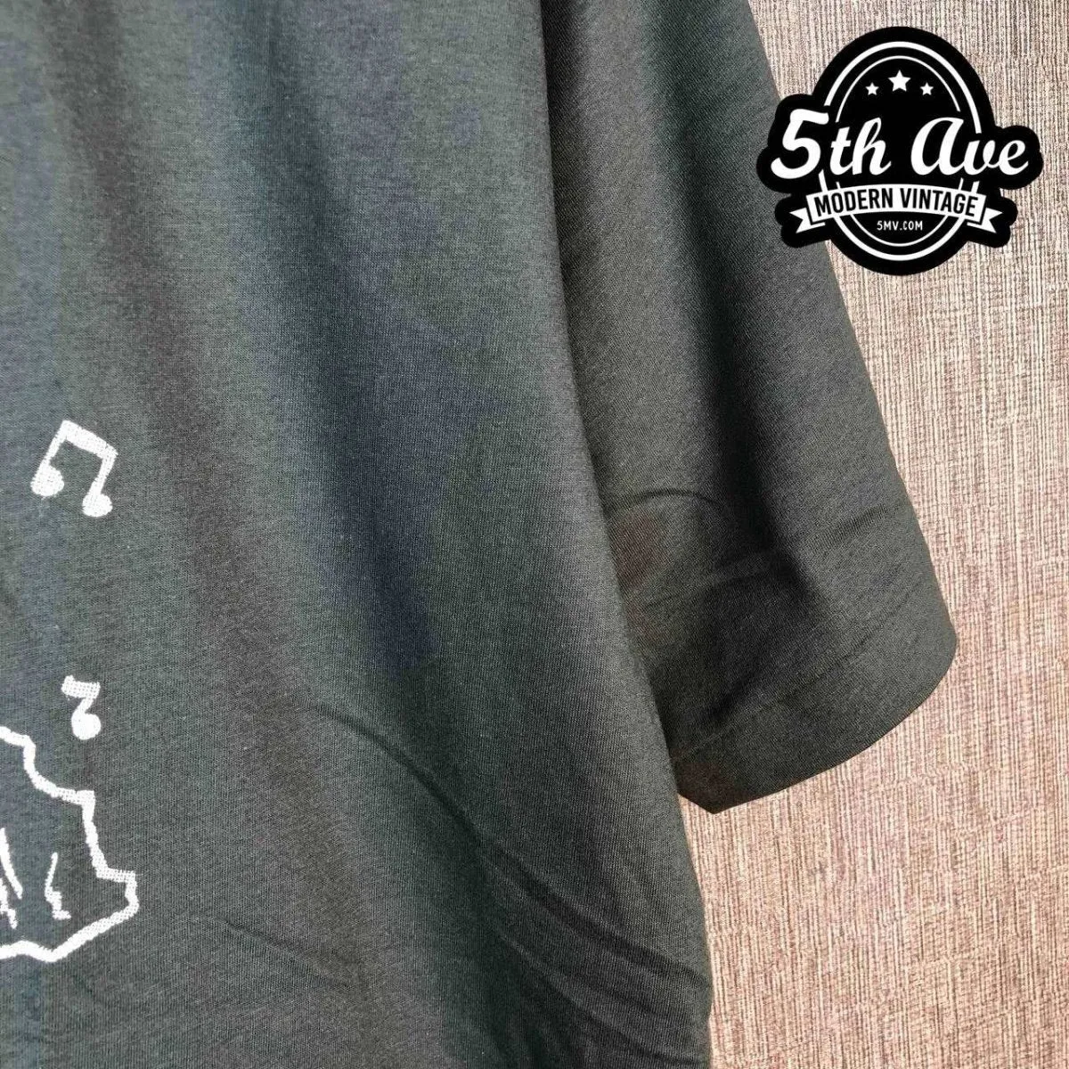 Monkeys in Melody: The Arctic Monkeys Single Stitch Black t shirt"