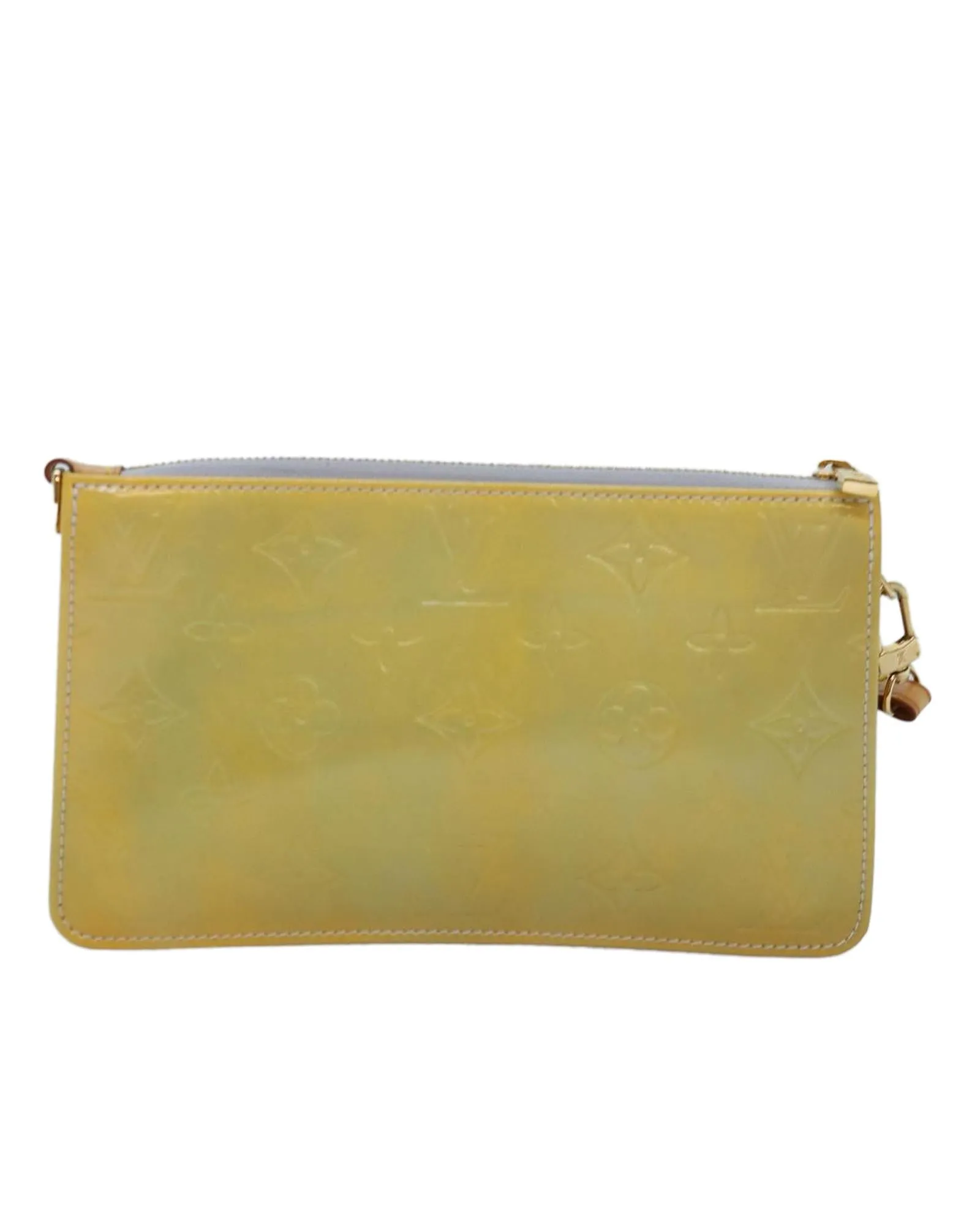 Patent Leather Accessory Pouch with Monogram Vernis Print