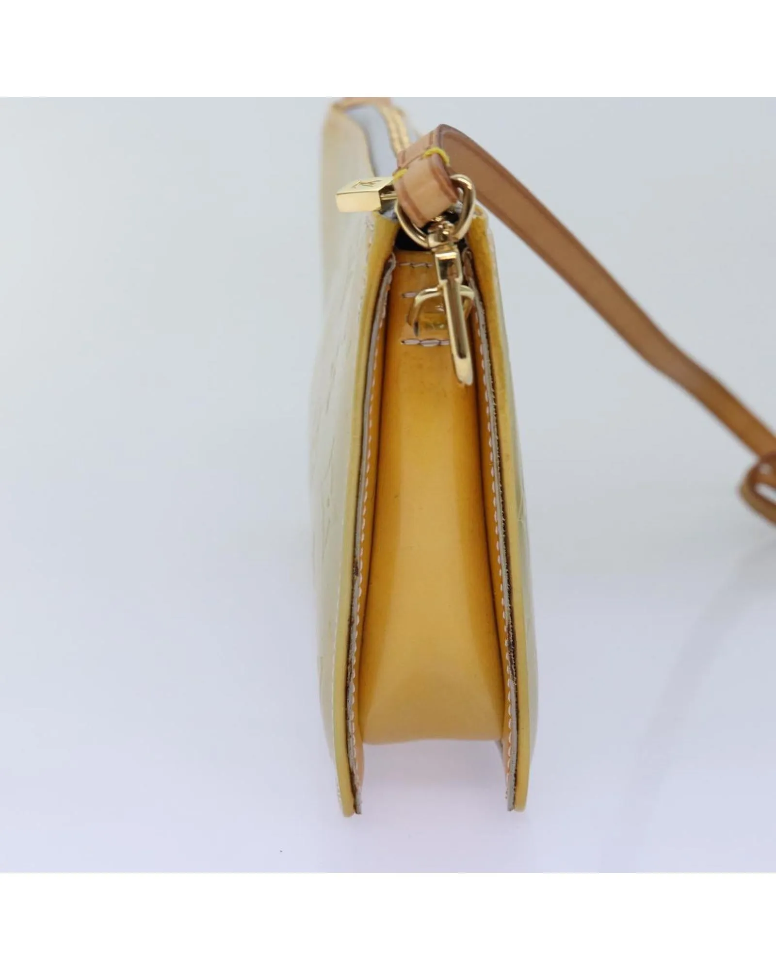 Patent Leather Accessory Pouch with Monogram Vernis Print