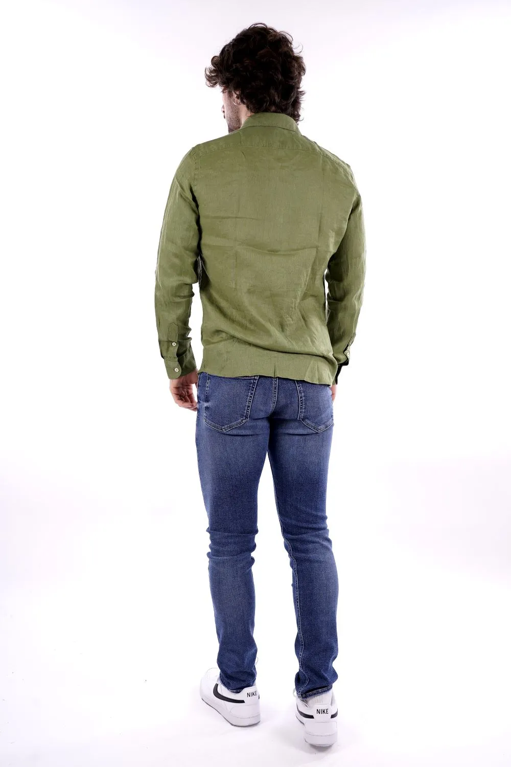 Philo Tinto Camicia Verde Da Uomo