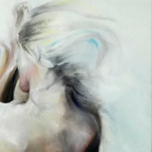 Pintura en óleo sobre tela, "Sale".