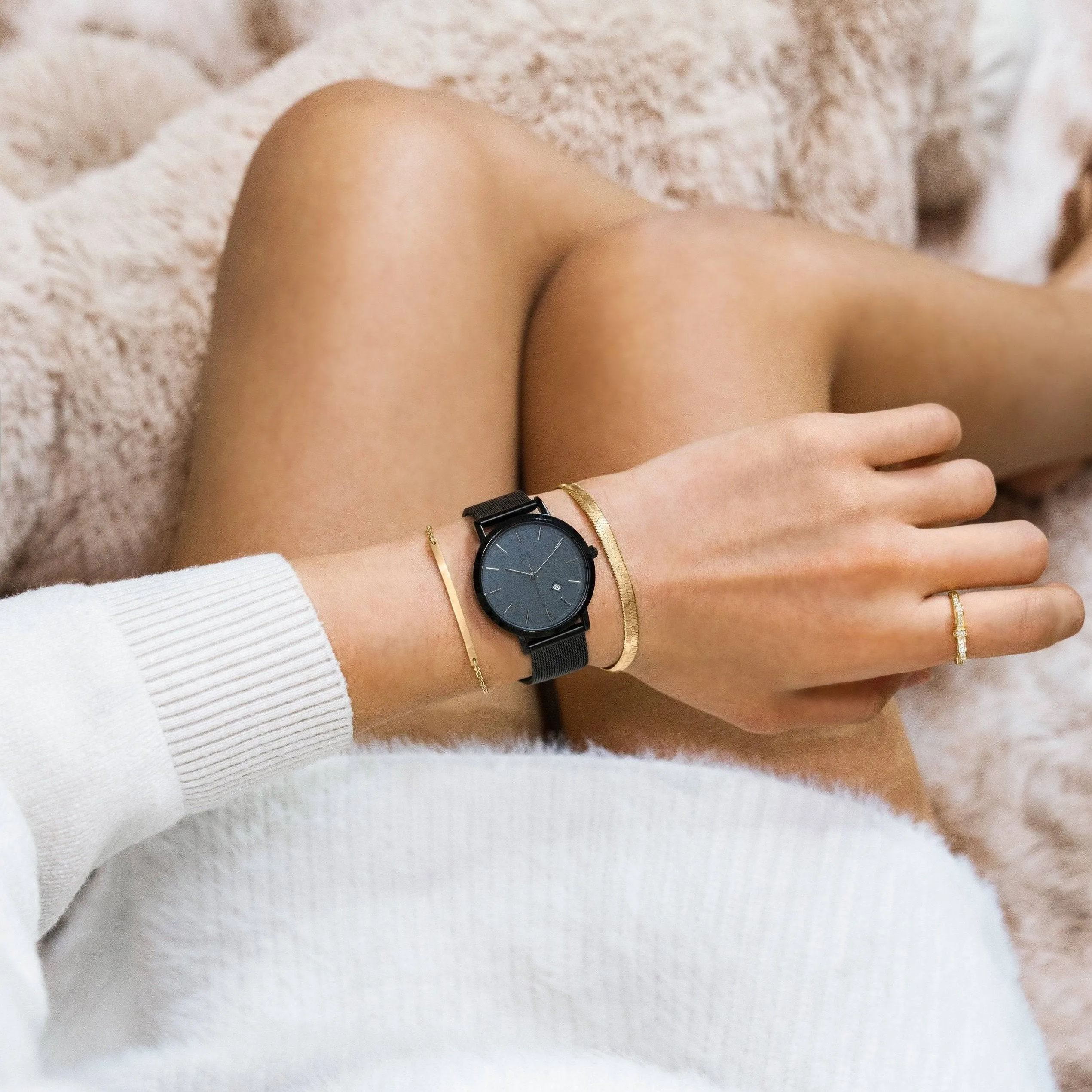 "Mila" Watch ~ Anthracite