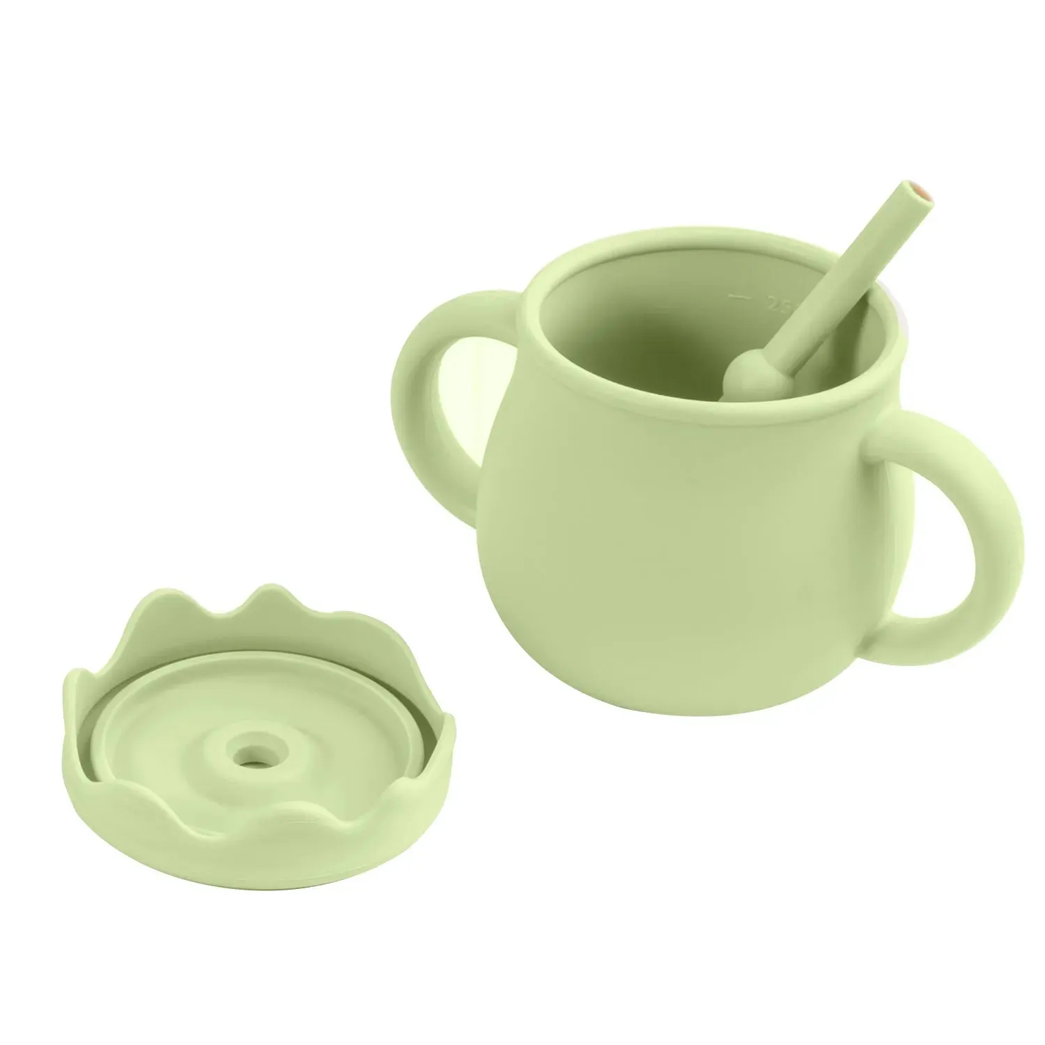 Set Alimentación October Silicona Verde, Bebesit