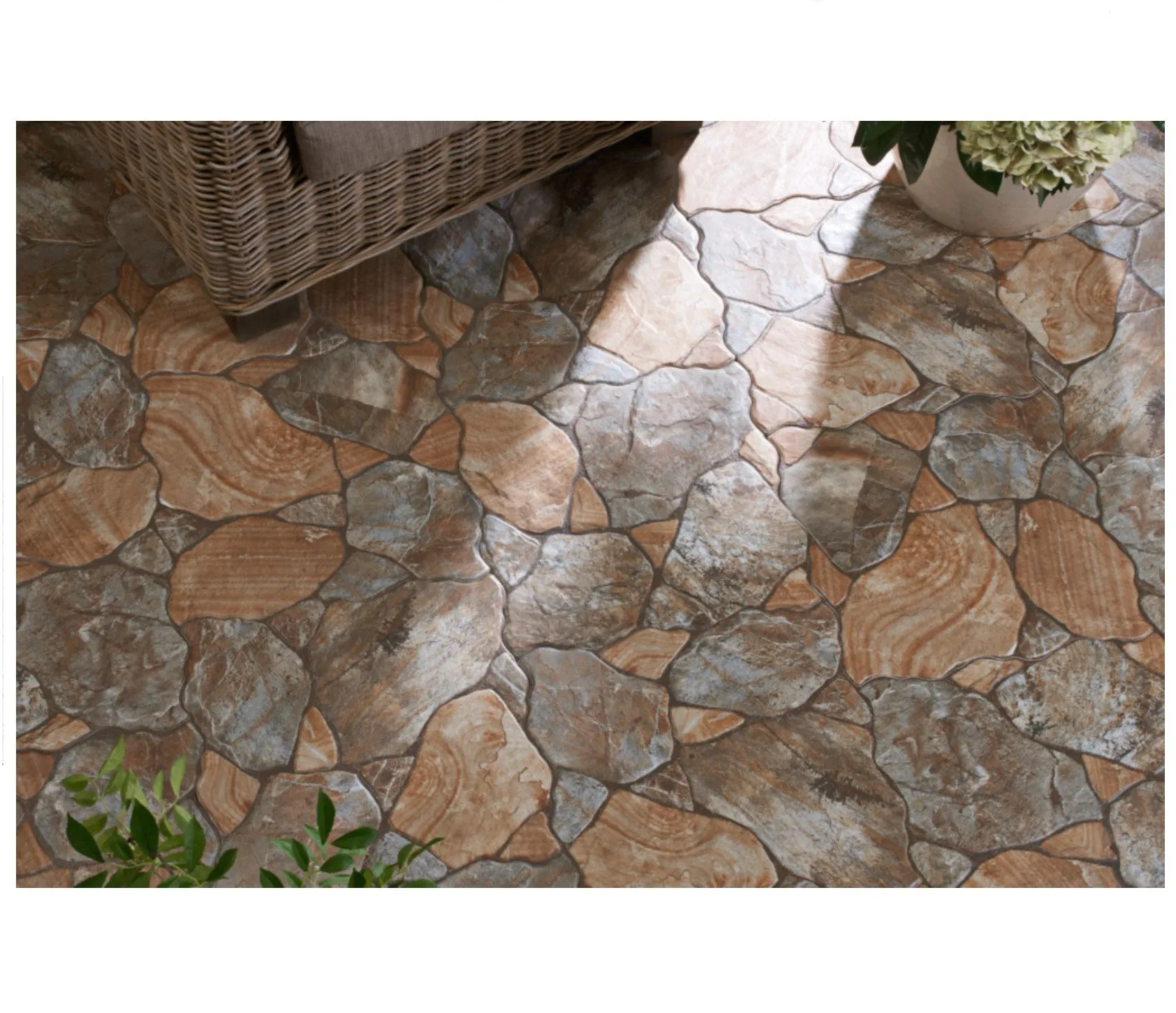 Siena Canet Jet Gris Porcelain Floor Tile 18" x 18"