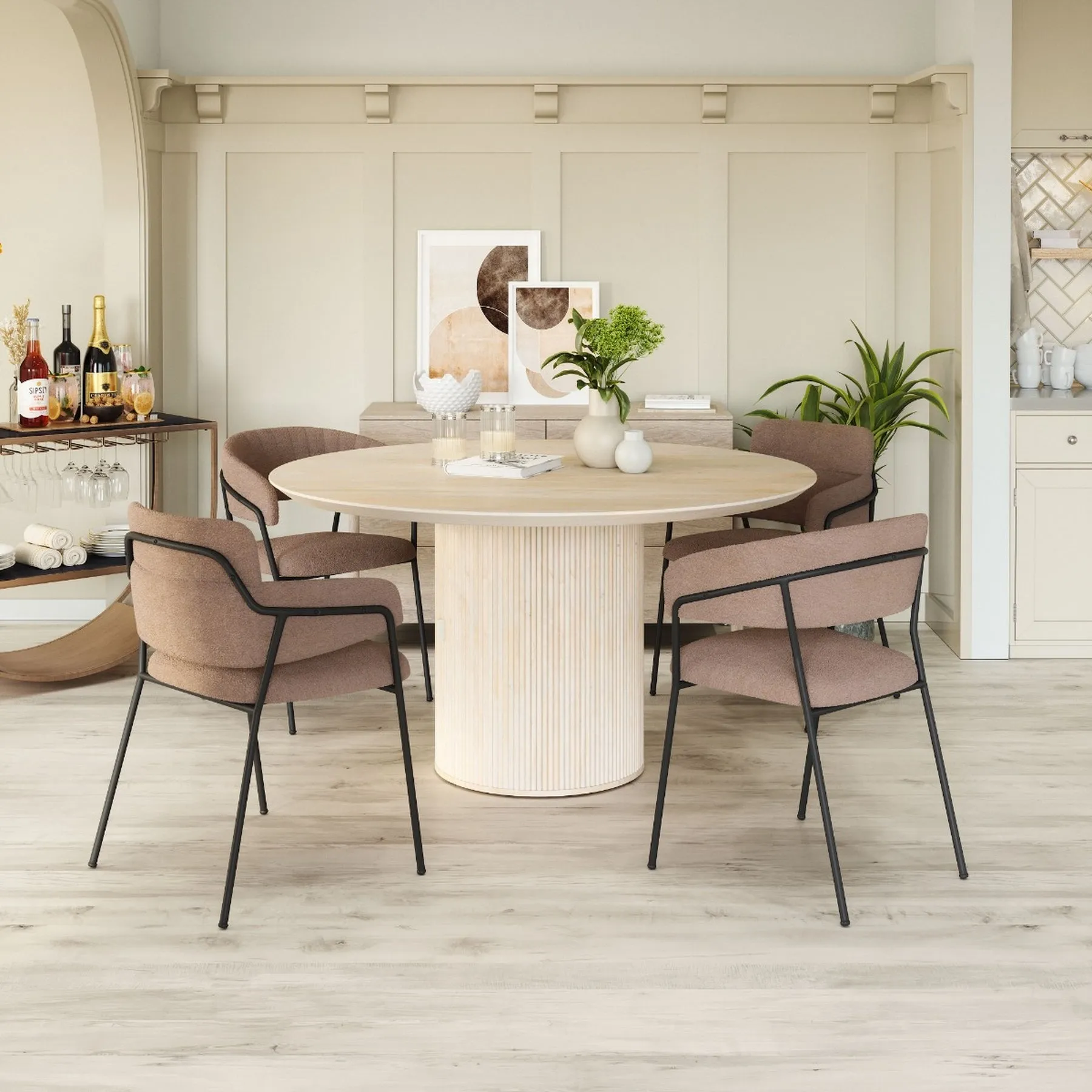 Silla de Comedor Marcel - Cafe