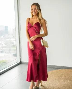 Vestido de Fiesta Largo Manuela Burdeo
